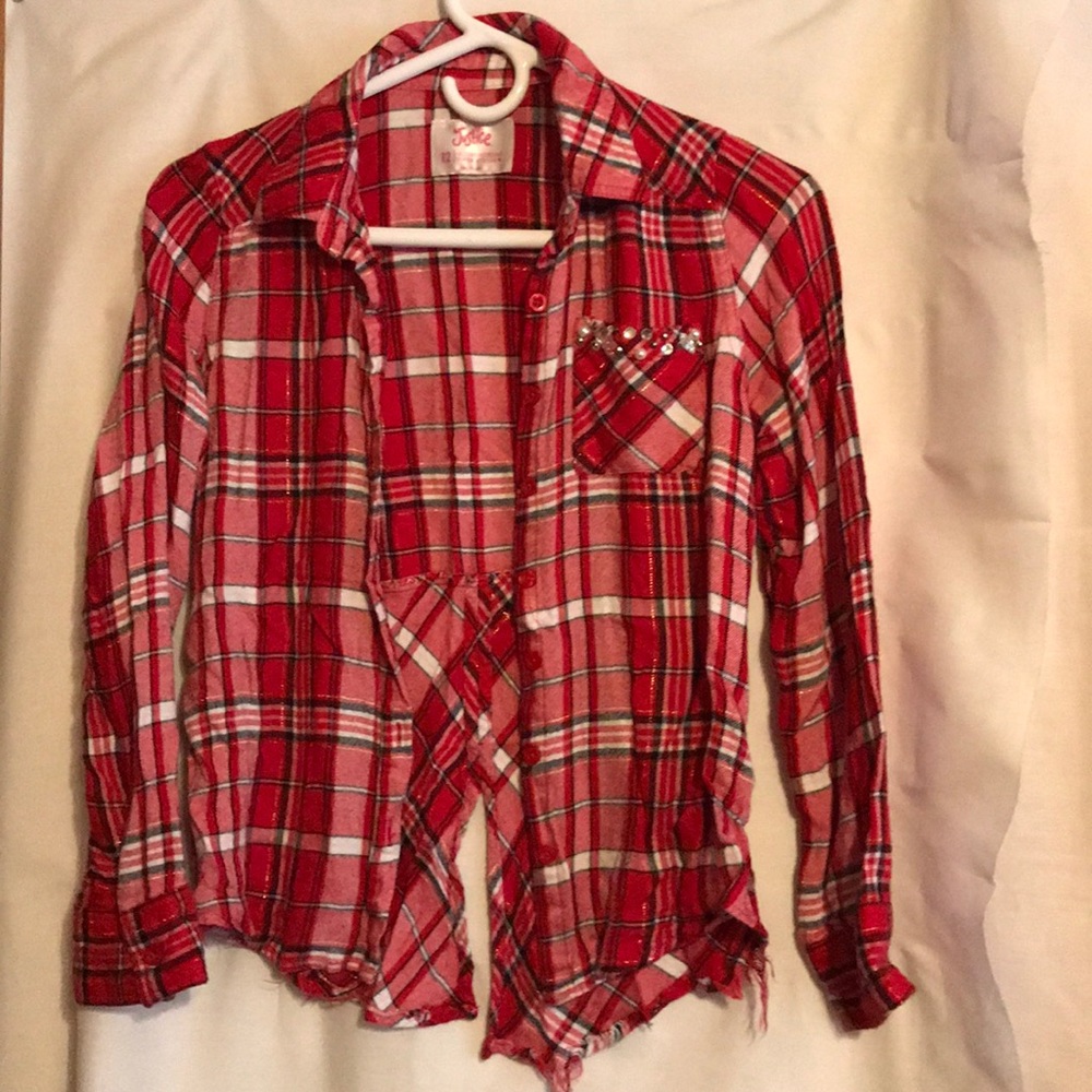 Flannel plaid shirt